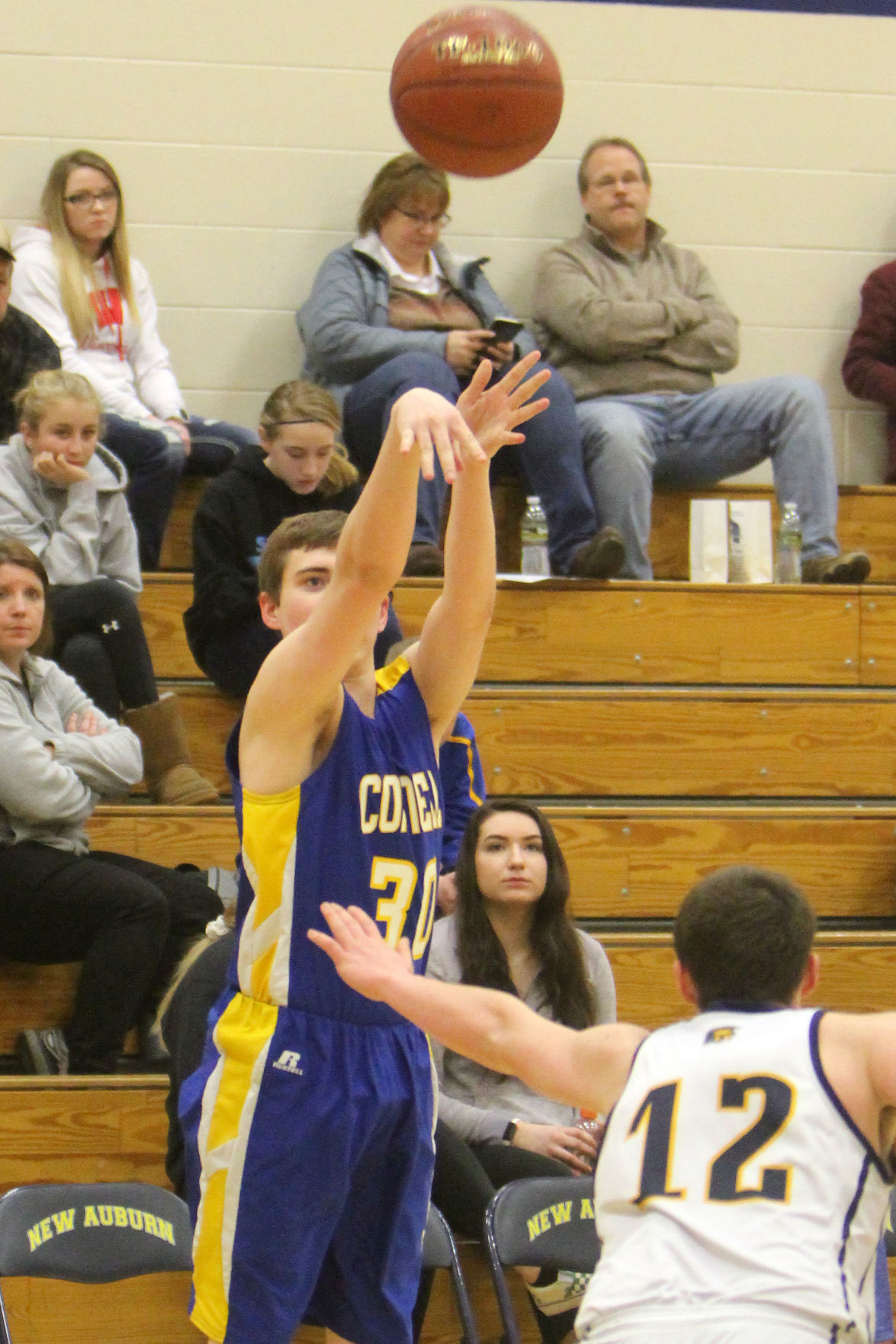 Cornell at New Auburn boys basketball 2-18-19